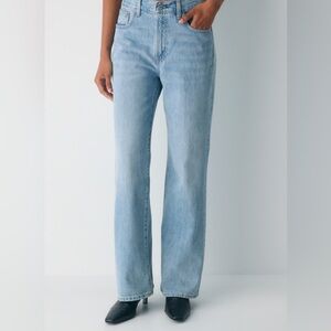 Aritzia Denim Forum $128 Farrah Hi-Rise Wide Leg Jean | 7 Yrs Bleu Taboo